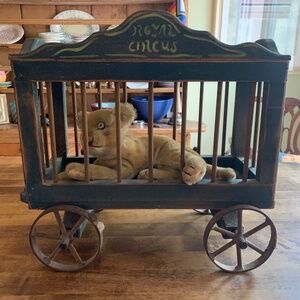 Vintage Wooden Circus Wagon